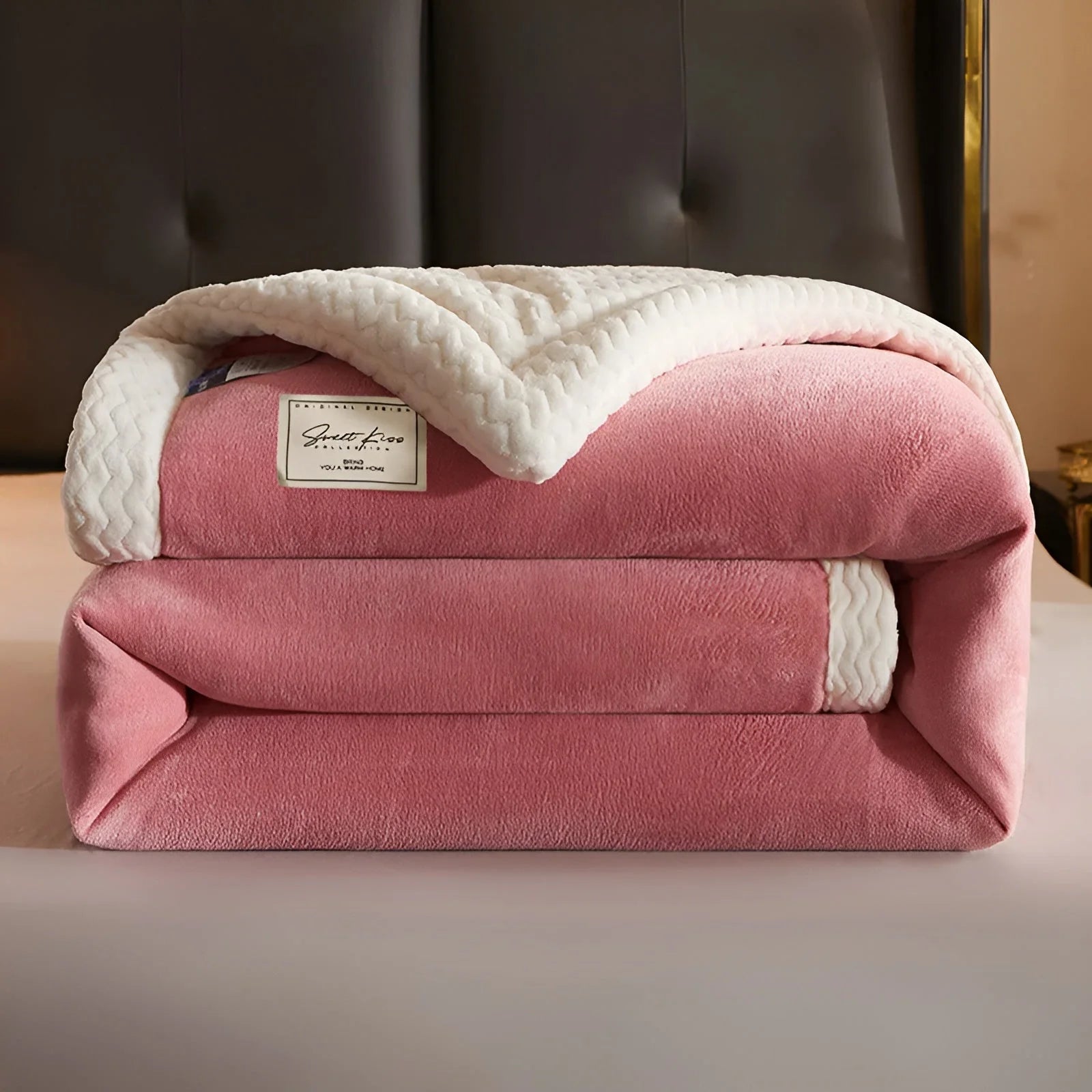 Dreilagige Fleece-Bettdecke ThickPlush“ – Extra weiche, gesteppte Decke für gemütliche Nchte