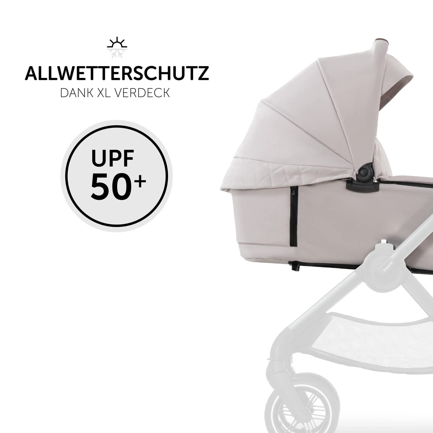 hauck Kinderwagen mit Beindecke Walk N Care ab Geburt bis 22 kg mit Liegefunktion, Becherhalter, Sitz Wendbar & Höhenverstellbar, Gummireifen, Teleskopgriff, UPF 50+, Zusammenklappbar (Dark Navy Blue9