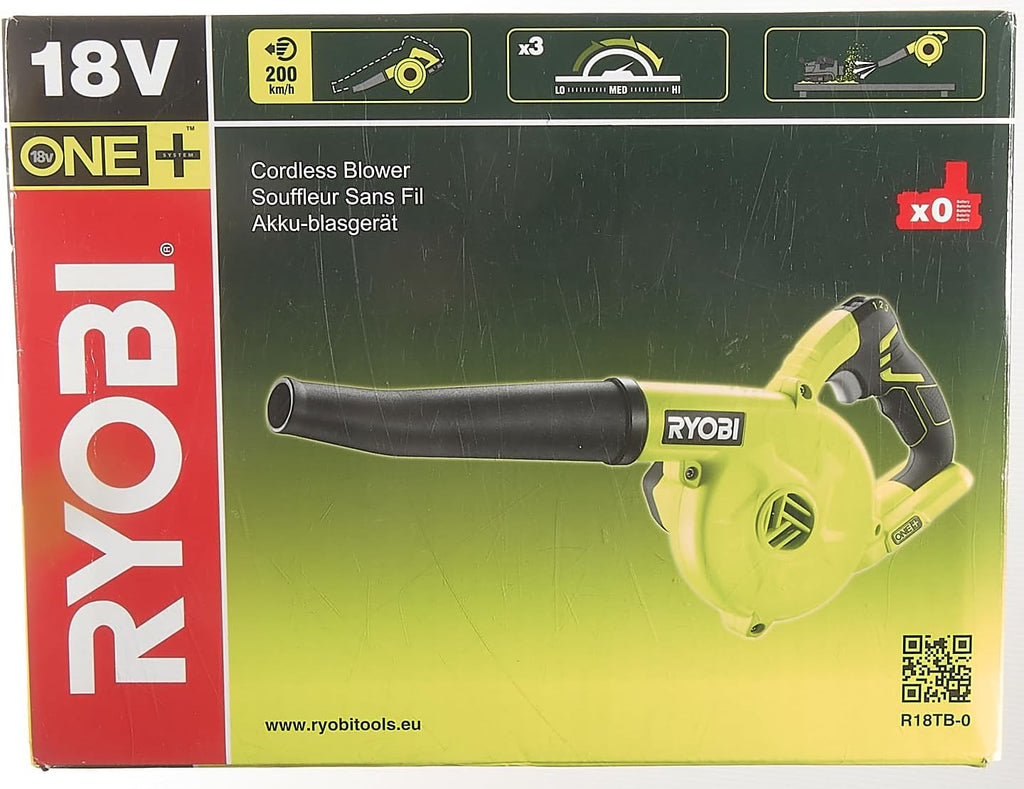 18 V ONE+ Akku-Geblse R18TB-0 (Luftvolumen 2,9 m/min, Luftgeschwindigkeit von 200 km/h, ohne Akku und Ladegert)