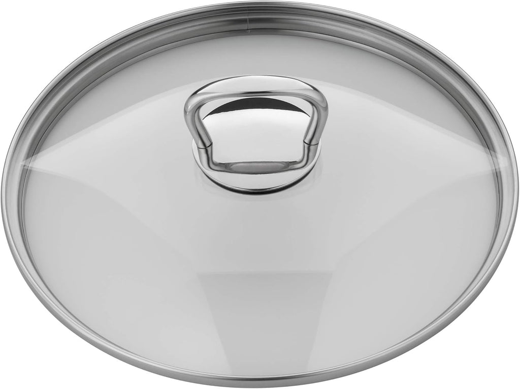 Silit Toskana Set di pentole 10 pezzi, adatto all'induzione, Set di pentole con coperchio in vetro, Pentole a induzione, Bollilatte, Vaporiera, Padella, Acciaio inossidabile parzialmente opaco, Set di pentole a induzione non rivestite