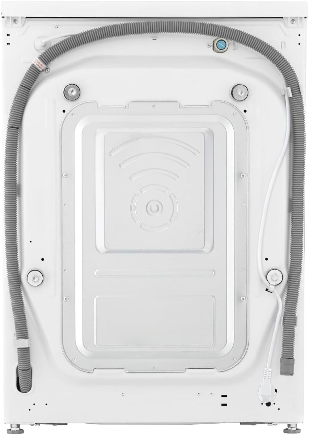 LG F4WV7080, Klasse A, Frontlader-Waschmaschine 8 kg, 1400 U/Min, AI Direct Drive, Wi-Fi, Tiefenreinigung mit Dampf, Große Kapazität, TRIPLE A, Außentür aus Sicherheitsglas, 62 x 60 x 85 cm ꟷ Weiß