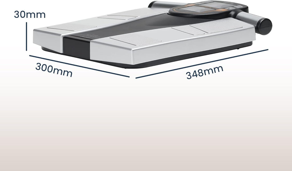 TANITA BC-545N Bilancia di composizione corporea segmentale Valori misurati per parte del corpo su display 10 misurazioni Argento | Confezione da 1