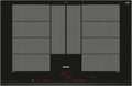 Siemens EX851LYV5E, iQ700, piano cottura a induzione intelligente 80 cm, autonomo, senza cornice, Touch & Slide, varioInduktion Plus, flexZone intelligenti, Bratsensor Plus, sistema cookConnect, Nero