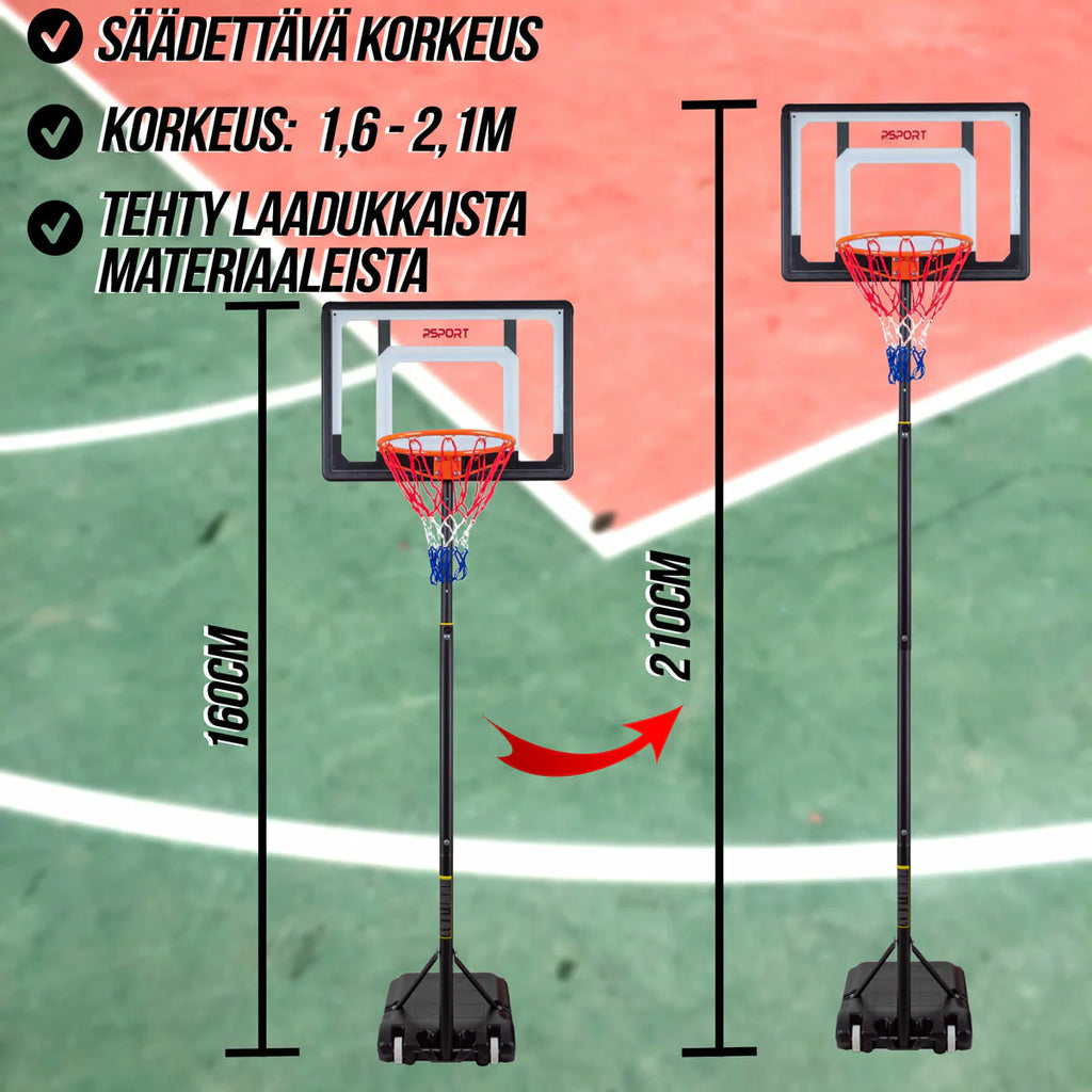 ProSport Basketballkorb Kinder 1,6-2,1m