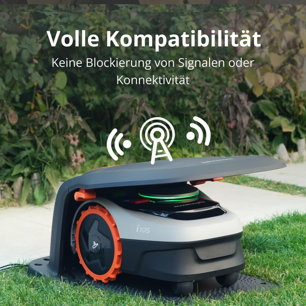 Navimow Garage S, Apribile verso l'alto, Nessun blocco del segnale, Protezione da sole e pioggia, Accessorio per i robot tosaerba Navimow i105E, i108E
