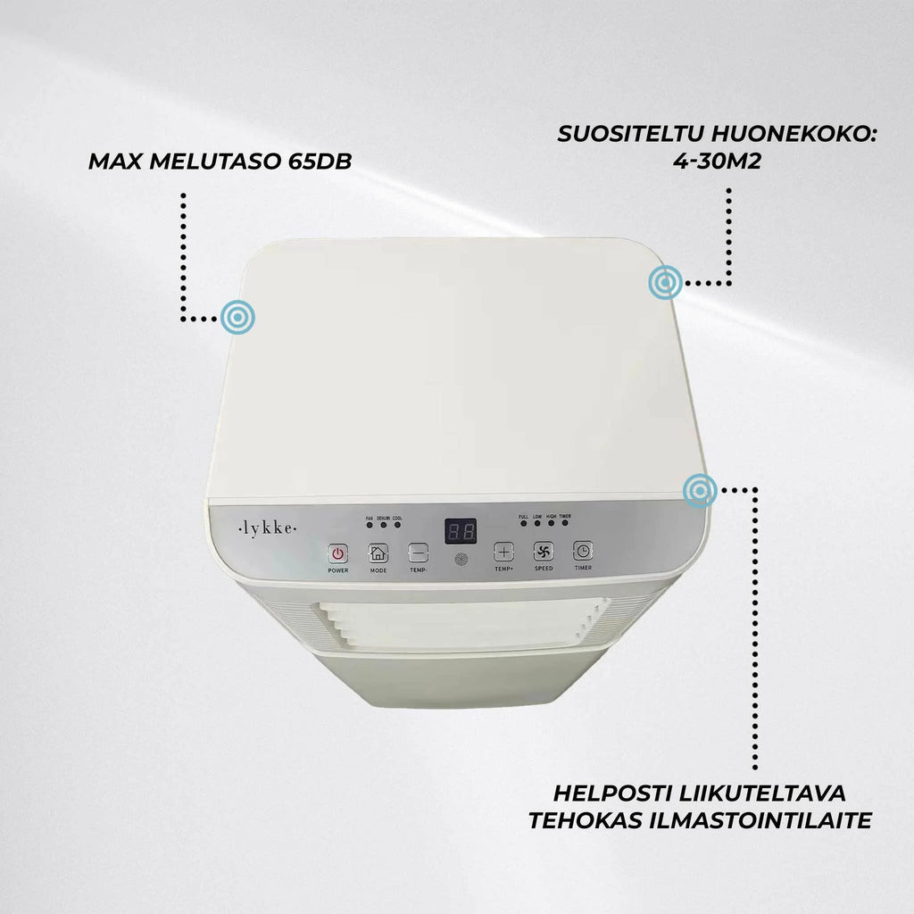 Lykke Tragbare Klimaanlage Pro 2500, 7000BTU