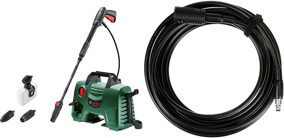 Idropulitrice Bosch EasyAquatak 120 - 1500 Watt, 120 bar, accessori versatili, design compatto, inclusi tubo e ugelli