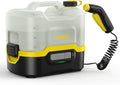 Fanttik NB8 Nano Tragbarer, kabelloser, elektrischer Hochdruckreiniger mit 8 LiterTank, einziehbarem Sprühkopf, 2600 mAh, Waschmaschine für Terrasse, Campingdusche und Haustierreinigung