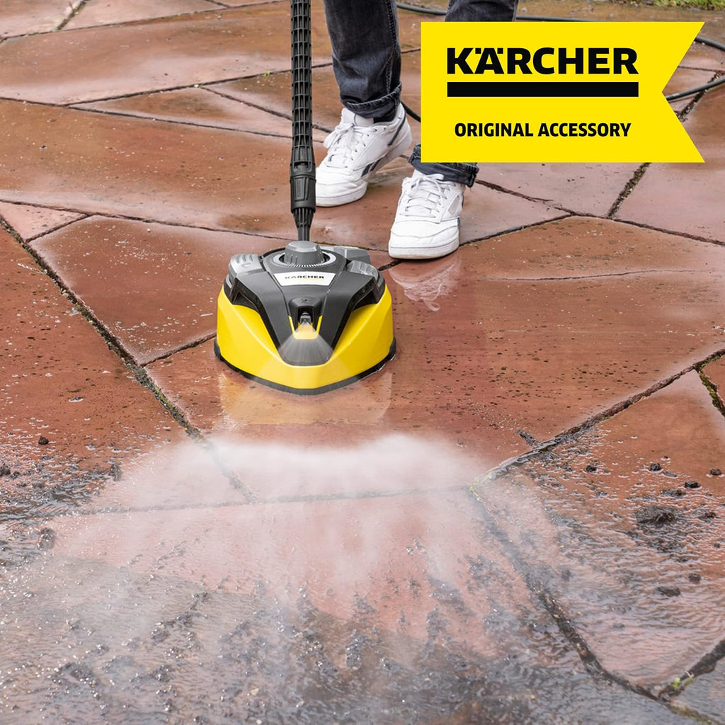 Kärcher T-Racer T 7 Plus detergente per superfici (protezione dagli spruzzi d'acqua, per grandi superfici, due ugelli a getto piatto, impugnatura per lavorare in verticale, ugello di potenza, ugello di risciacquo)