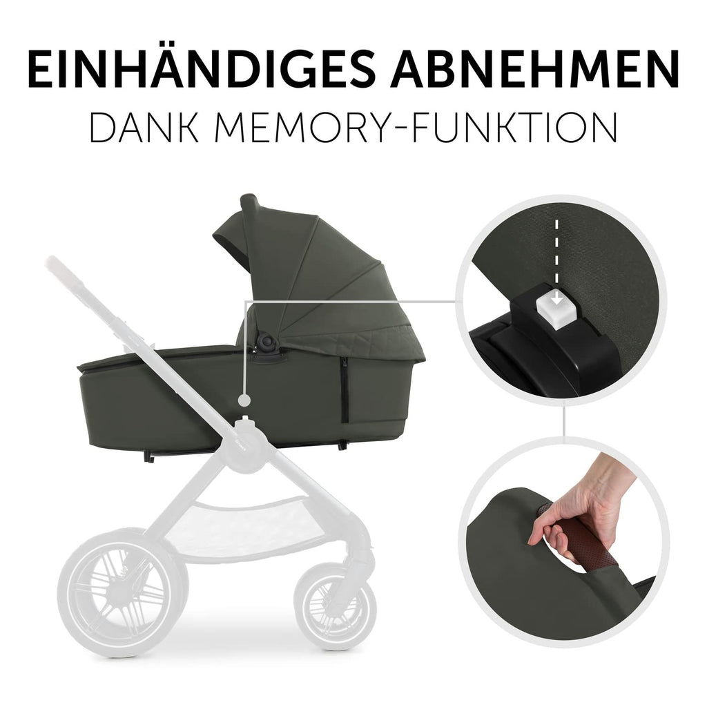 hauck Kinderwagen mit Beindecke Walk N Care ab Geburt bis 22 kg mit Liegefunktion, Becherhalter, Sitz Wendbar & Höhenverstellbar, Gummireifen, Teleskopgriff, UPF 50+, Zusammenklappbar (Dark Navy Blue9