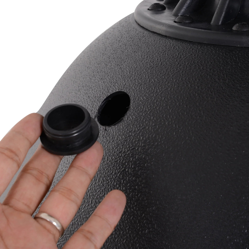 HOMCOM Sacco da boxe autoportante con ventose e sistema reflex