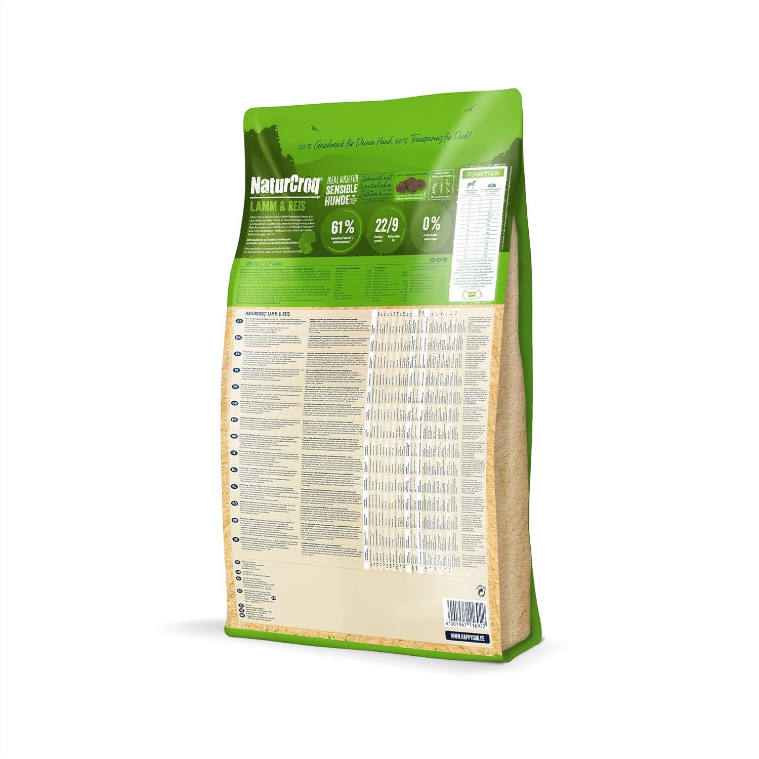 Happy Dog Premium NaturCroq Grainfree 15 kg
