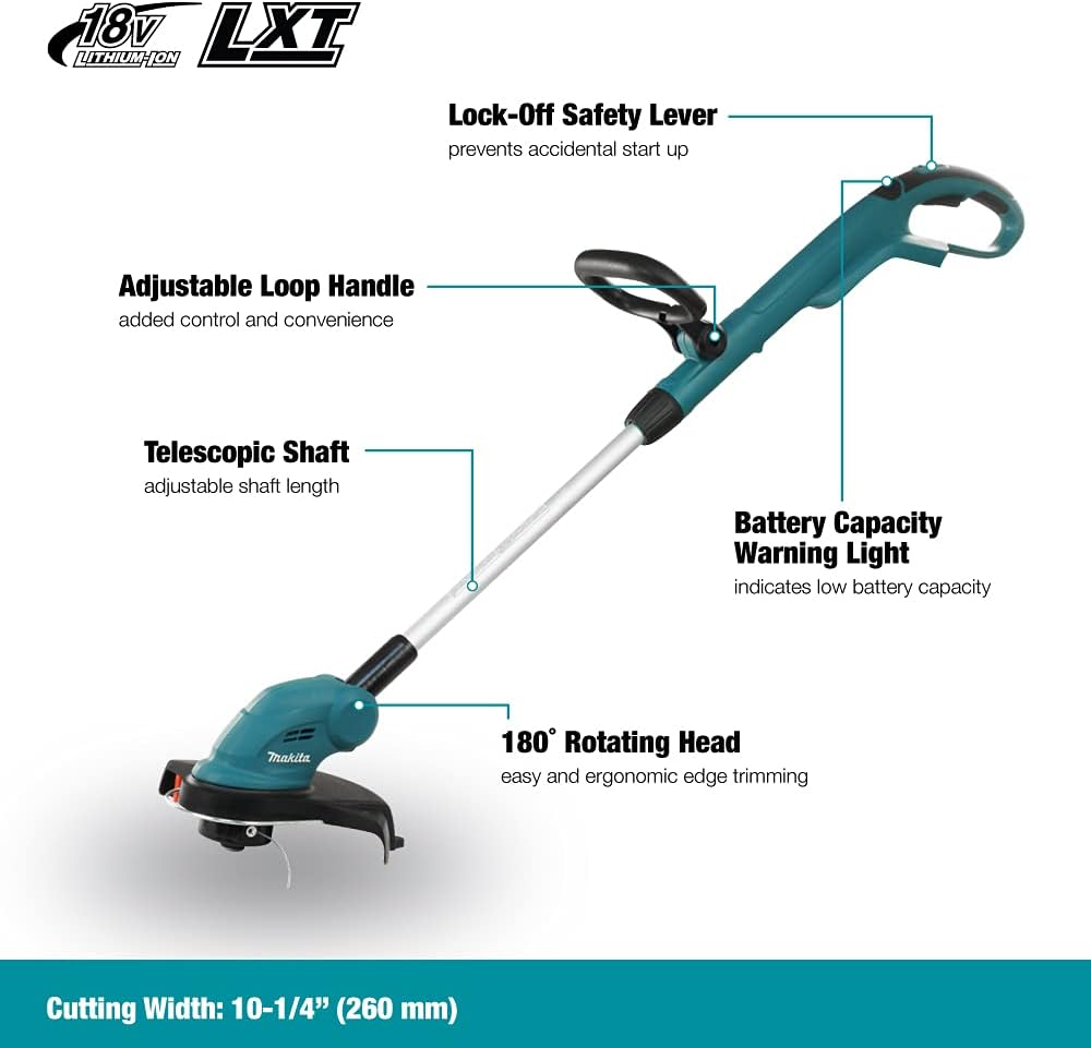 Makita DLM432Z Tosaerba a batteria 2x18 V (senza batteria, senza caricabatterie)