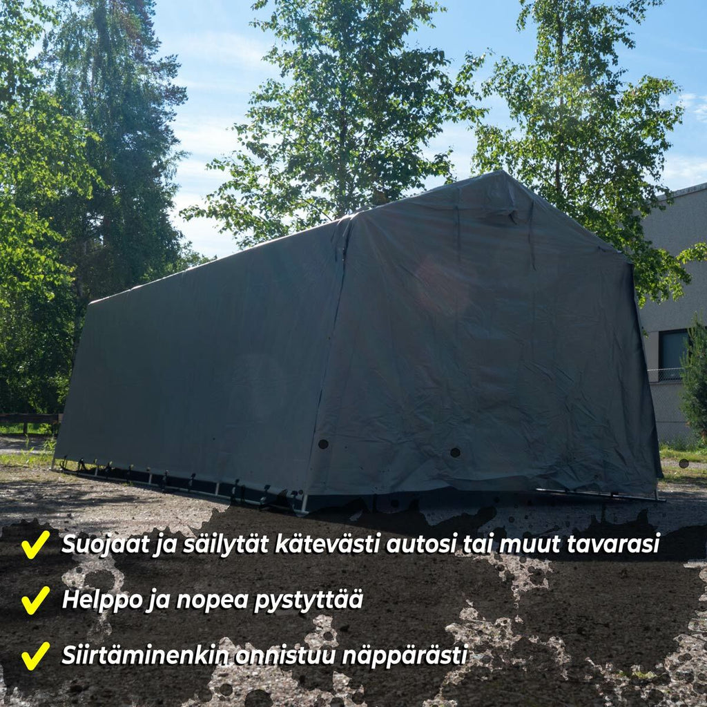 Fornorth Zeltgarage 3,2x6m, Hellgrau