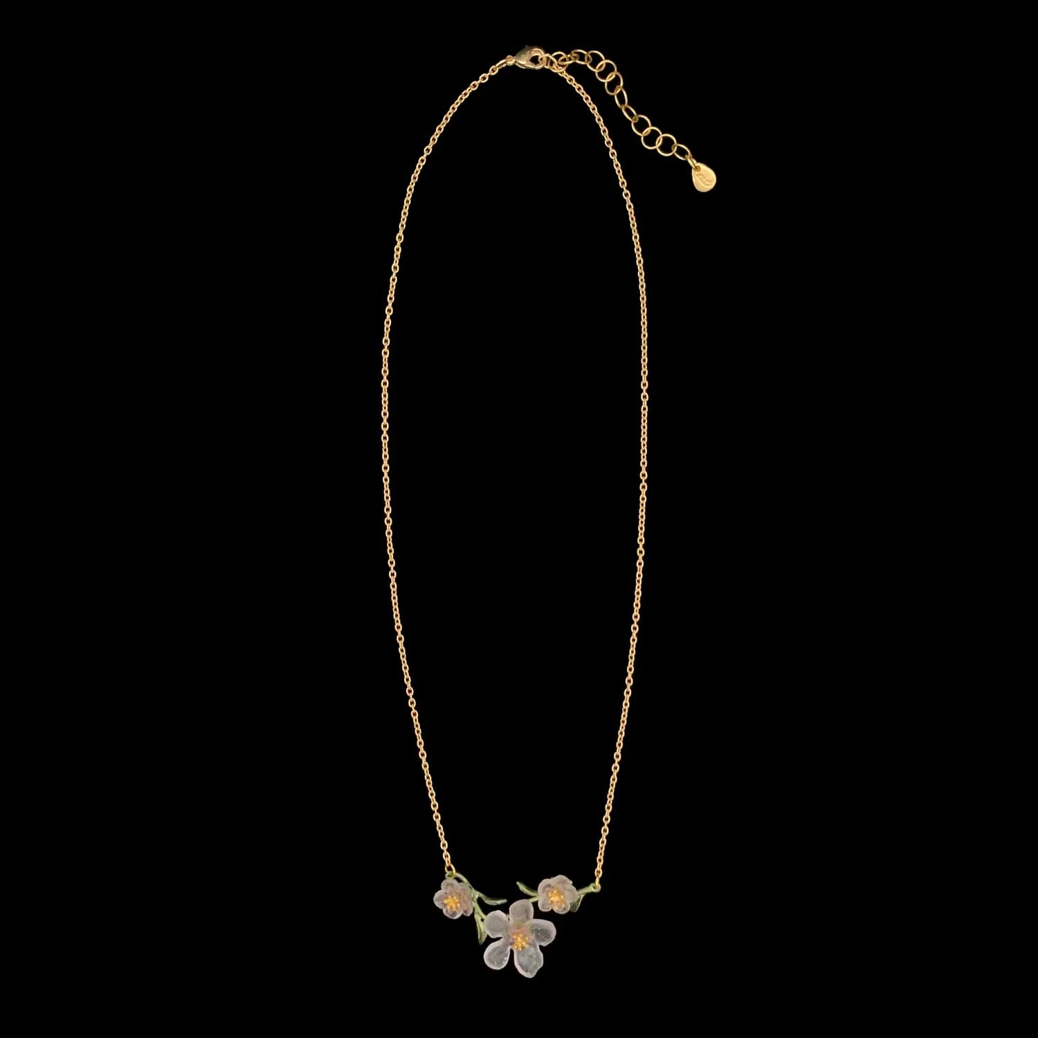 Pfirsichblüte Kette mit Anhnger - Blüte