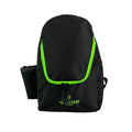 Viking Discs Zaino Light, Zaino da disc golf, Nero/Lime