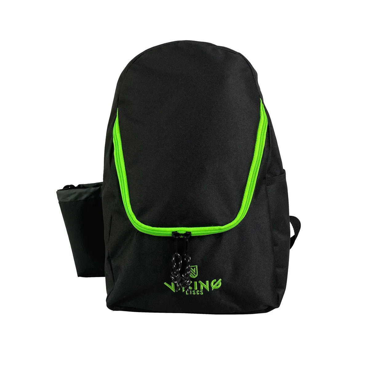 Viking Discs Zaino Light, Zaino da disc golf, Nero/Lime