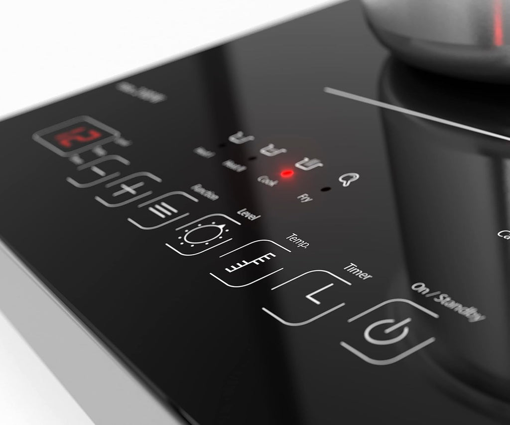 CASO Pro Gourmet 3500 - Mobiles Doppel- Induktionskochfeld, Testsieger Haus & Garten Test, max. 3500 Watt, 60-240°C, 12 Leistungsstufen, für Topfgrößen bis 22cm