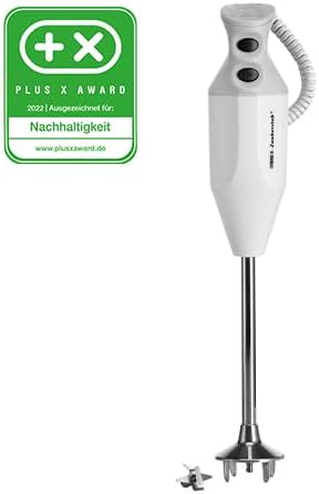 ESGE Zauberstab P 350 Profi, frullatore a immersione bianco con lama multiuso, fino a 22.000 giri/min, 90880, bianco/grigio