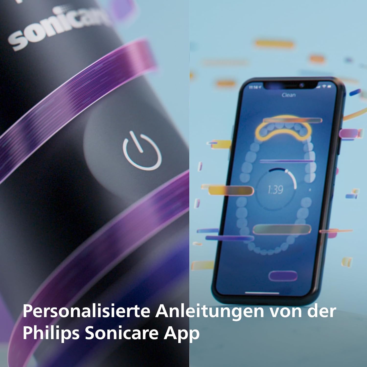Philips Sonicare DiamondClean Prestige 9900 – Spazzolino elettrico con SenseIQ, testina all-in-one A3 Premium e custodia di ricarica, blu notte (Modello HX9992/12)