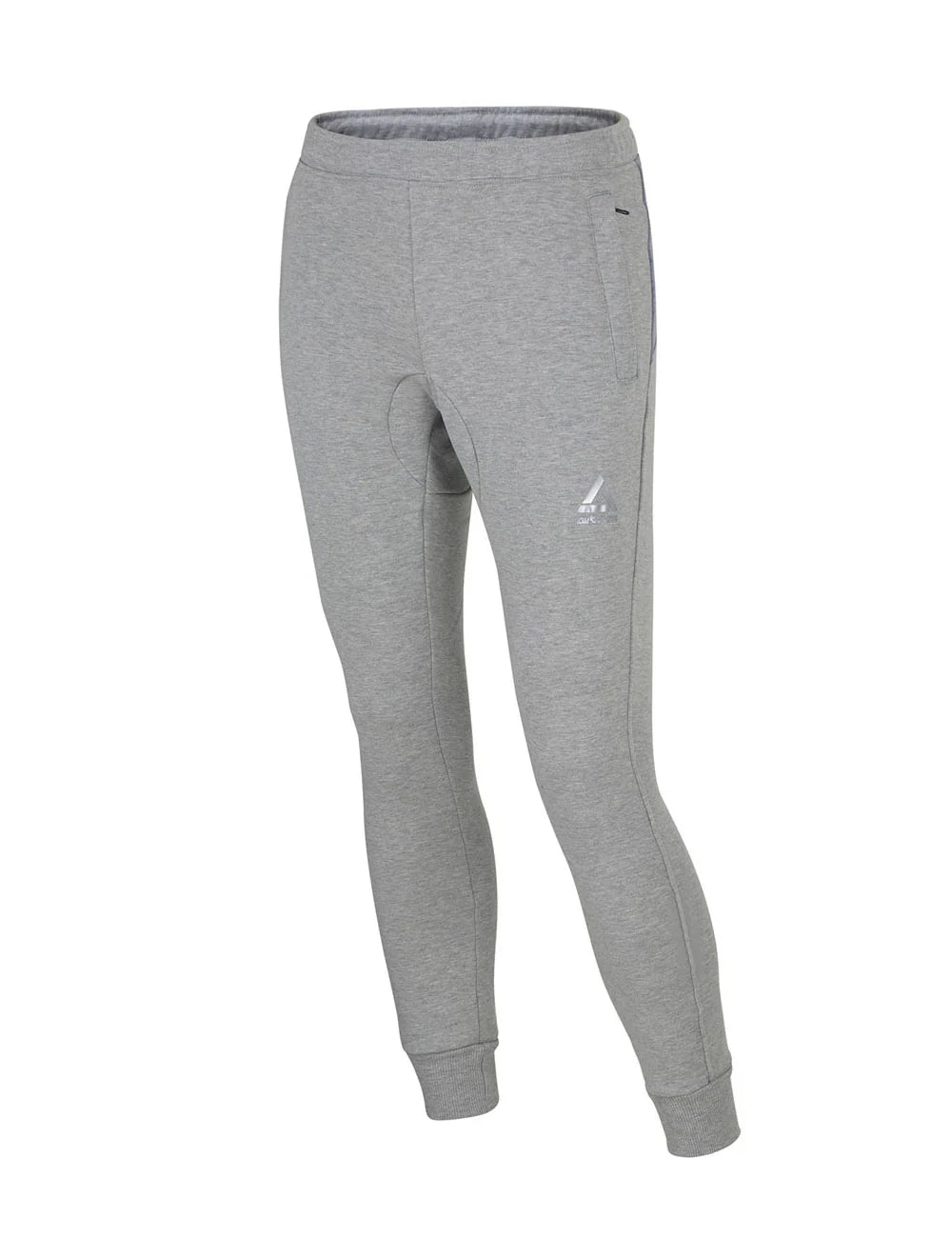 Set Felpa Invernale Girocollo Pro Line con Cappuccio e Full Zip Grigio Mélange