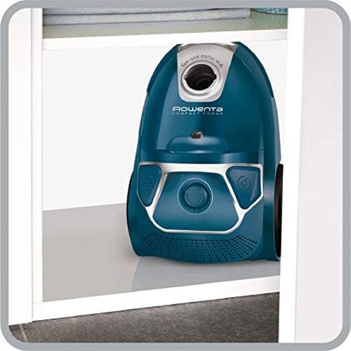 Rowenta RO3950 Aspirapolvere a sacco + Confezione da 4 sacchetti Swirl R 39 per aspirapolvere per un'aspirazione costantemente elevata, volume sacco 3L, 750 W = 2000W, estremamente silenzioso, filtro igienico, con spazzola per parquet