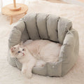 KatzenKomfort – 2-in-1 beheizbare Katzenhhle mit halboffenem Design
