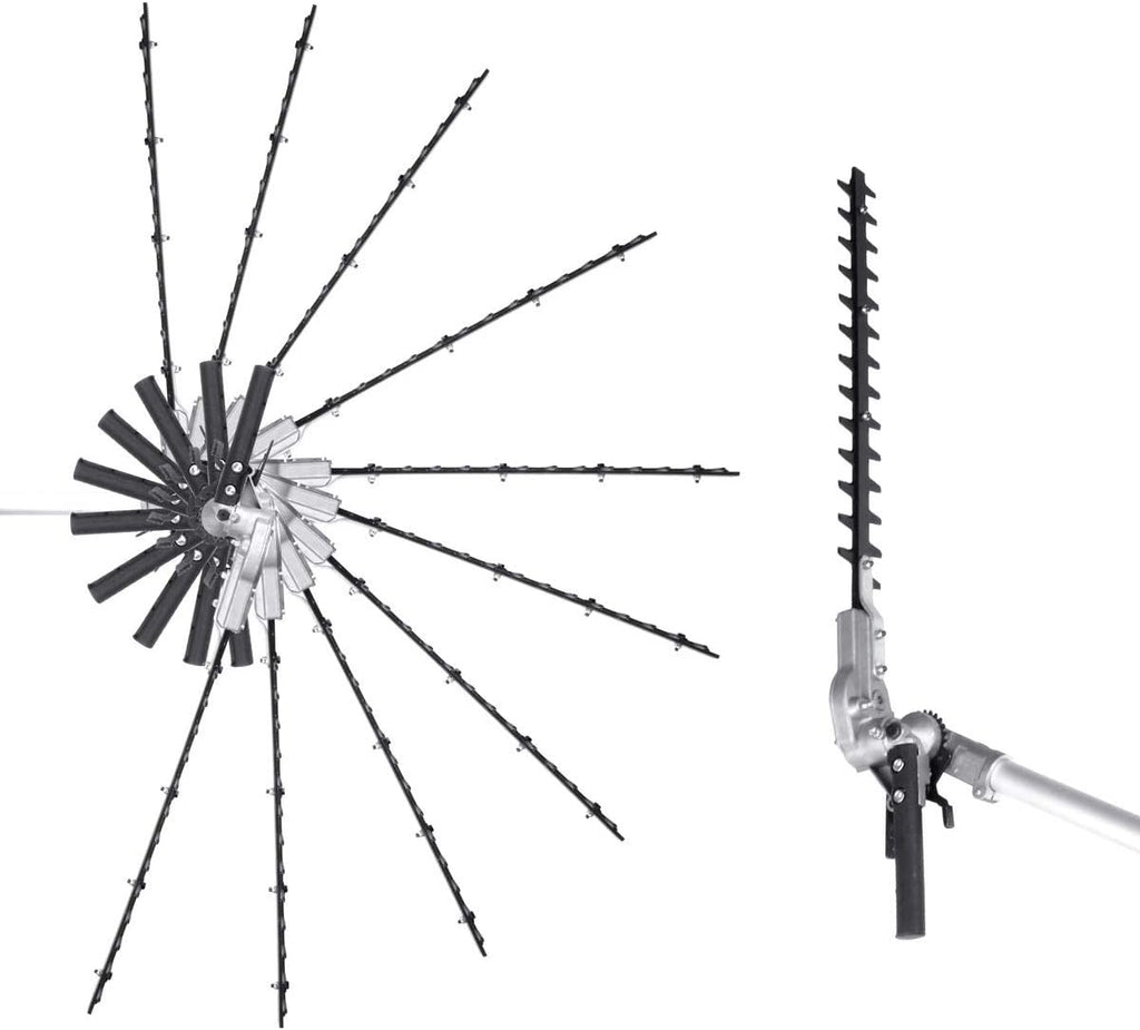 BRAST® Motorsense Benzin 3.0 PS 2 in 1 Gerät Freischneider Rasentrimmer Rasenmäher 52cm³
