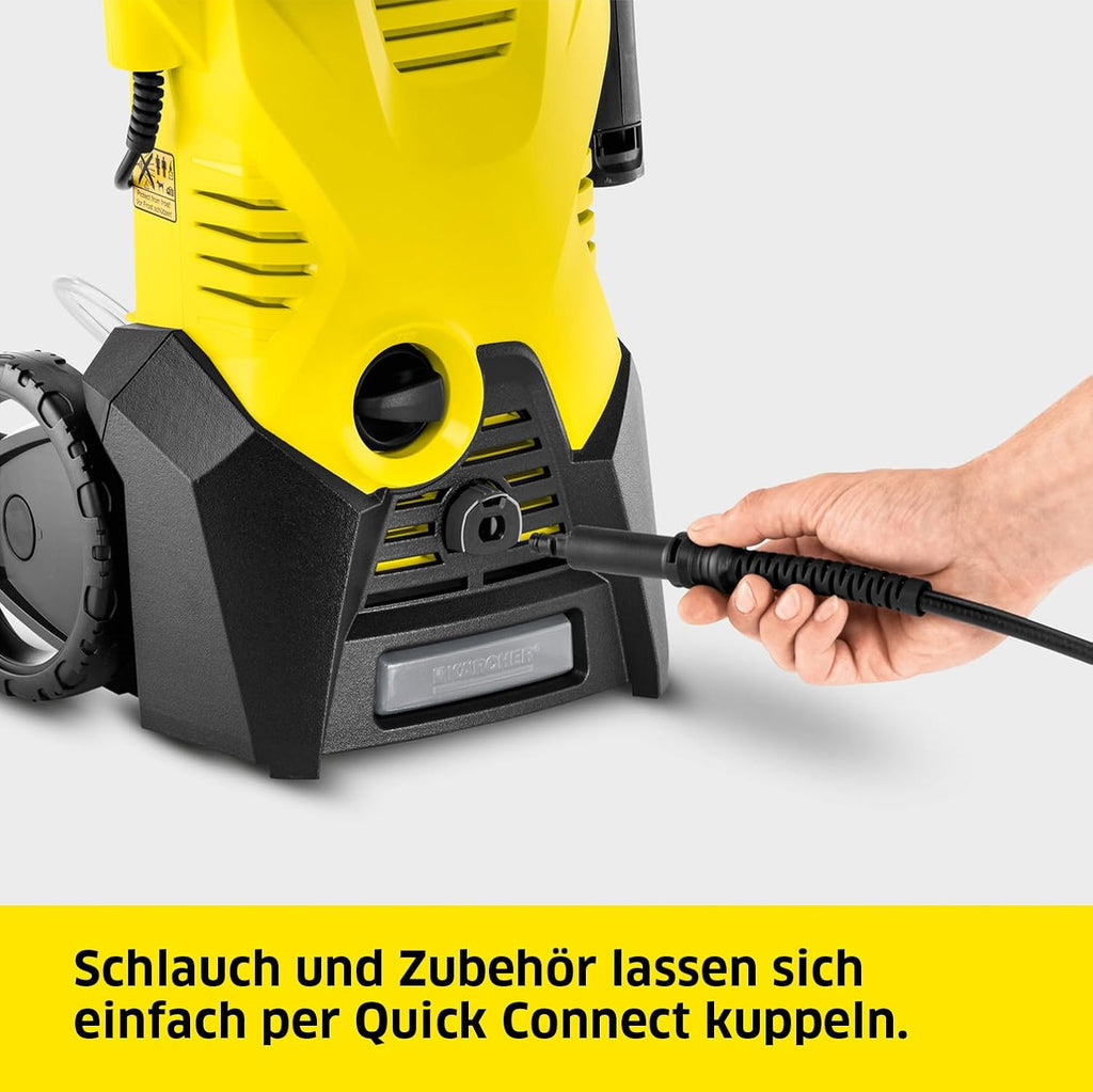 Idropulitrice Kärcher K 3 Power Control Home, Pressione: max. 120 bar, Portata: 380 l/h, Resa per area: 25 m²/h, Filtro dell'acqua, Peso: 4,4 kg, Pistola ad alta pressione, Ugello rotante, Lancia Vario Power, Home Kit