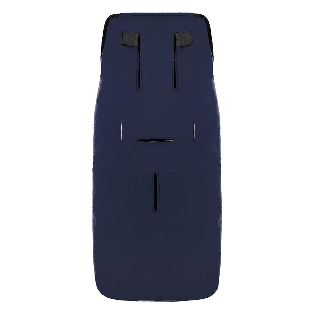 WERNER CHRIST BABY, Kinderwagen-Fußsack CORTINA – Thermo Winterfußsack (Kinder ab 6 - bis 36 Monate), mit herausnehmbarer Lammfelleinlage, medizinisches Fell, in Black (schwarz)