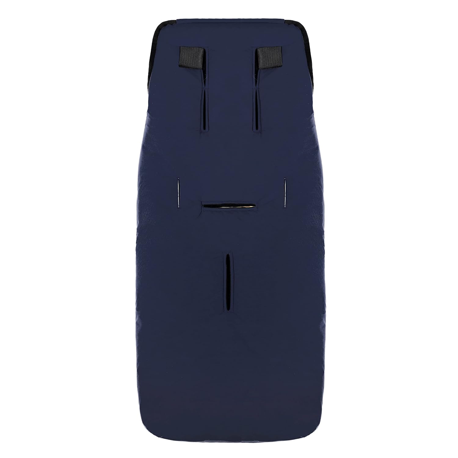 WERNER CHRIST BABY, Kinderwagen-Fußsack CORTINA – Thermo Winterfußsack (Kinder ab 6 - bis 36 Monate), mit herausnehmbarer Lammfelleinlage, medizinisches Fell, in Black (schwarz)