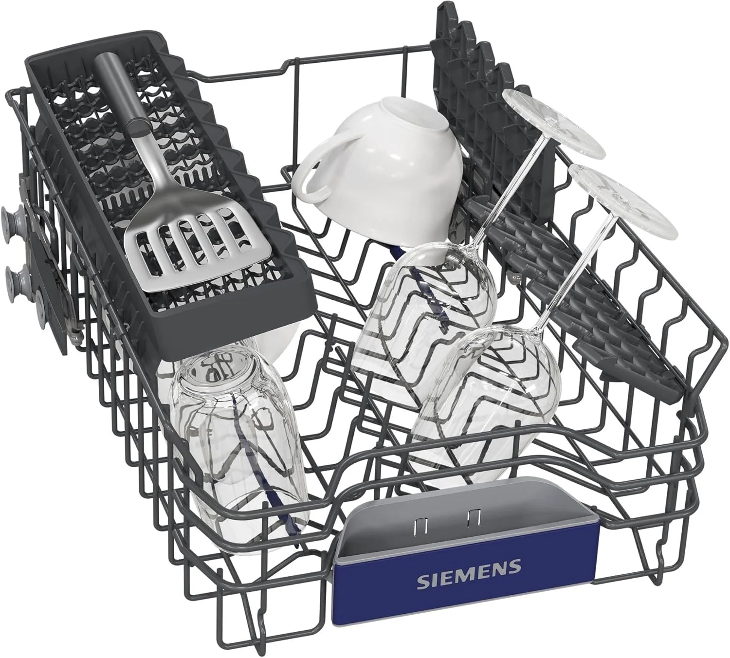 Siemens SR65YX08ME, iQ500 Lavastoviglie smart a scomparsa totale, larghezza 45 cm, cassetto portaposate, Zeolith, extra silenziosa, aquaStop, apertura automatica della porta a fine programma, varioSpeed, illuminazione interna
