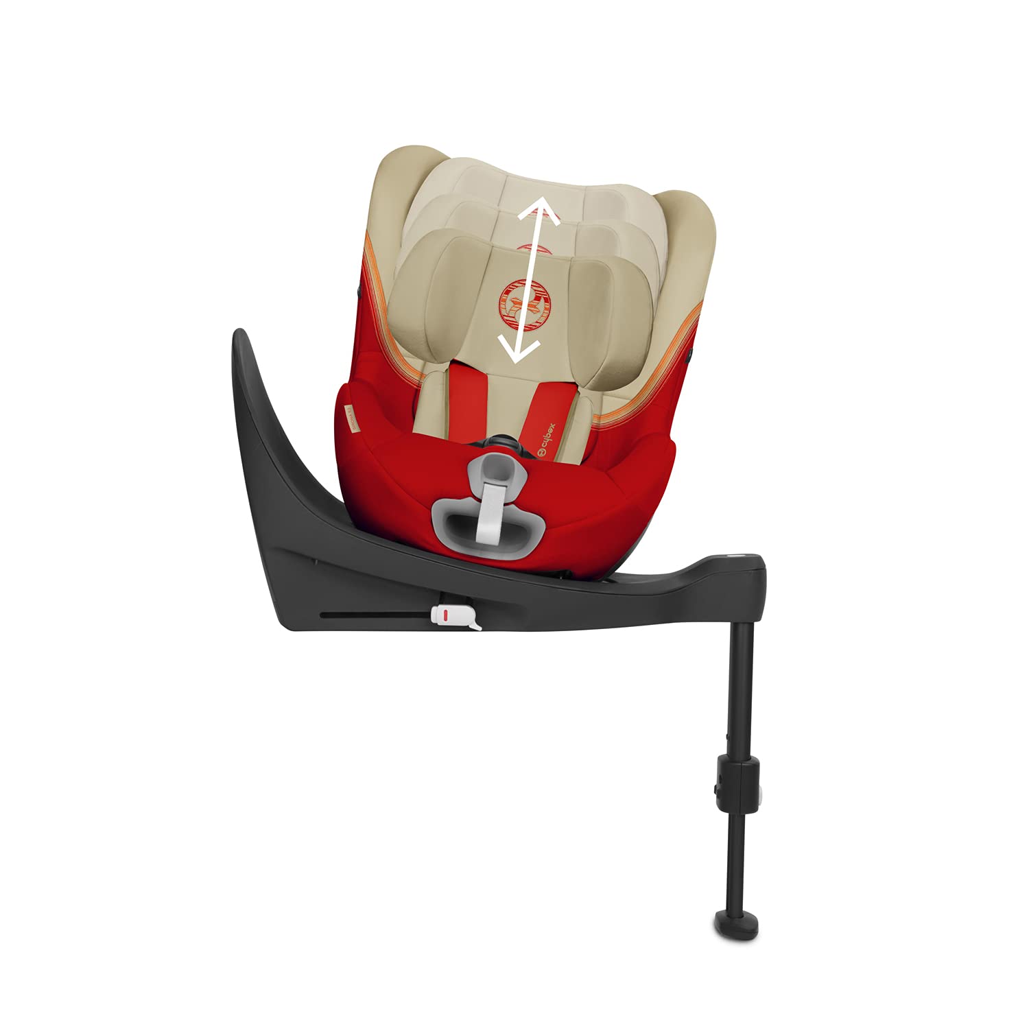 CYBEX Gold Kinder-Autositz Sirona S2 i-Size, Ab ca. 3 Monaten bis 4 Jahren, Max. 18 kg, SensorSafe kompatibel, Granite Black