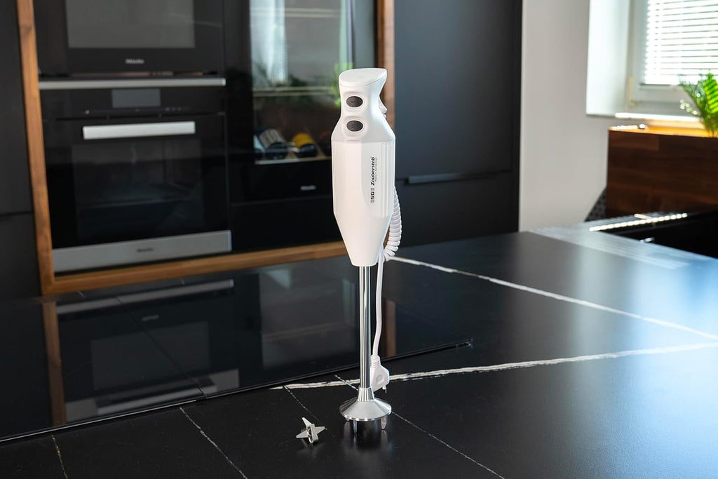 ESGE Zauberstab P 350 Profi, frullatore a immersione bianco con lama multiuso, fino a 22.000 giri/min, 90880, bianco/grigio