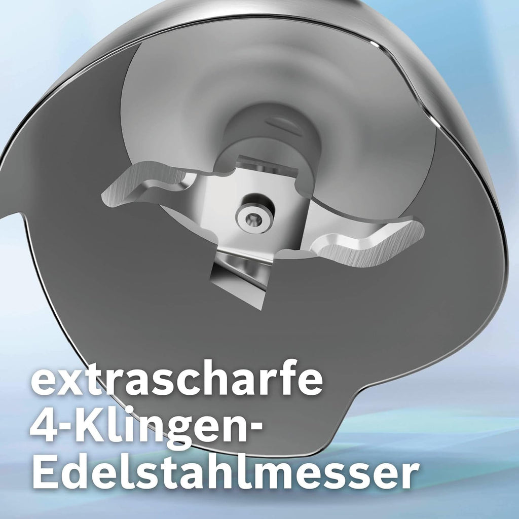 Bosch Frullatore a immersione ErgoMaster Serie 4, 1000 Watt, Piede in acciaio inox, Tritatutto, Bicchiere graduato, nero