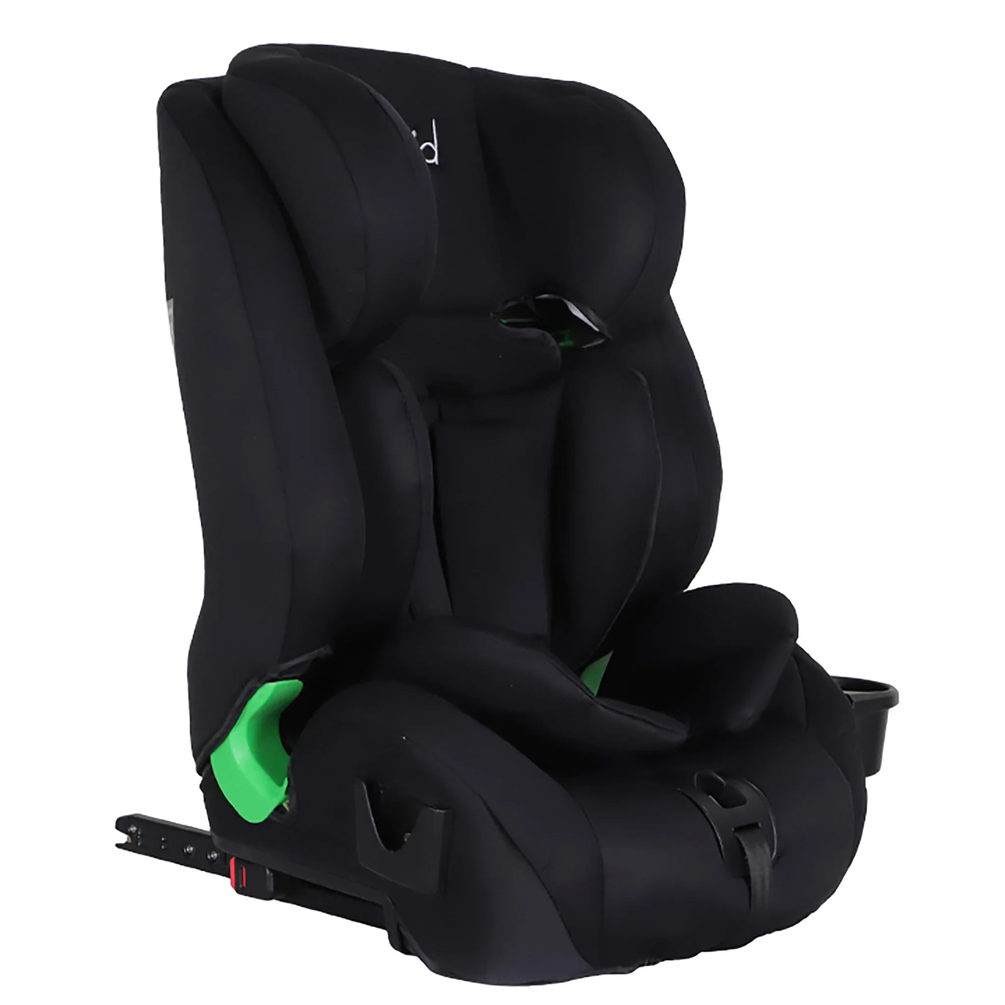Kikid Premium Seggiolino Auto 76-150cm i-Size ISOFIX R129, nero