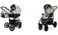 BabyLux® Bambimo Set Passeggino 3 in 1 - Optimal - incl. Navicella, Seduta Passeggino, Seggiolino Auto Ovetto - Seggiolino Auto - Set Passeggino - Passeggino Combinato con Borsa Fasciatoio, Parapioggia ecc.