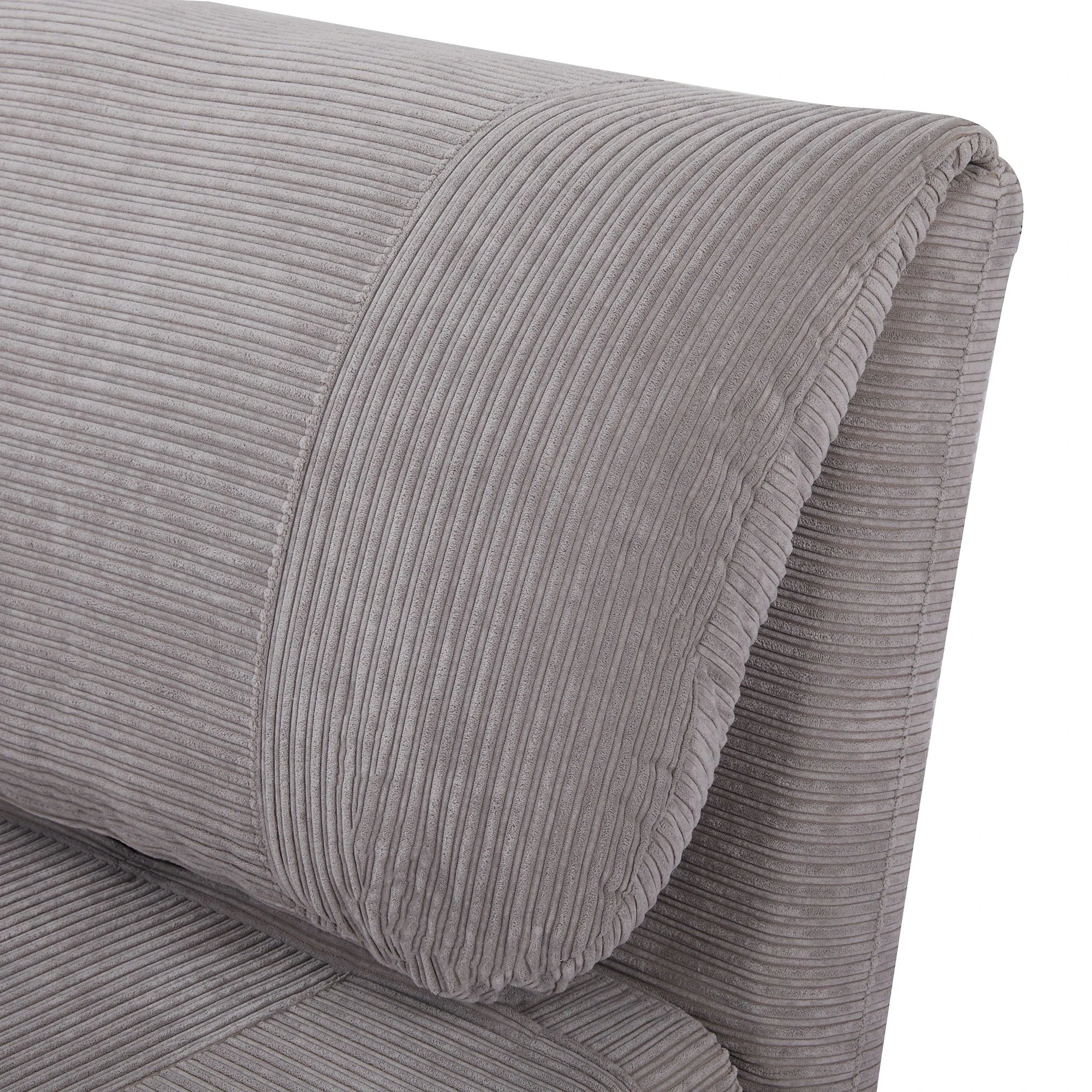 HOMCOM Poltrona Letto Divano Letto 2 in 1 Schienale Regolabile Grigio Chiaro