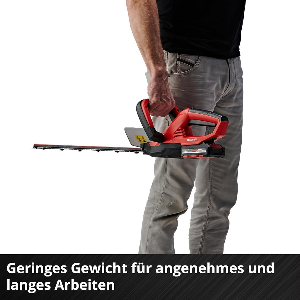 Einhell Akku-Heckenschere GC-CH 1846 Li-Solo Power X-Change (18 V, 46 cm Schnittlnge, 15 mm Zahnabstand, ergonomischer Griff, ohne Akku)