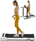 Redliro Tapis Roulant, Tapis Roulant per Casa con Telecomando e Display a LED, Tapis Roulant Compatto e Silenzioso Sottoscrivania per Casa/Ufficio 1-6km/h