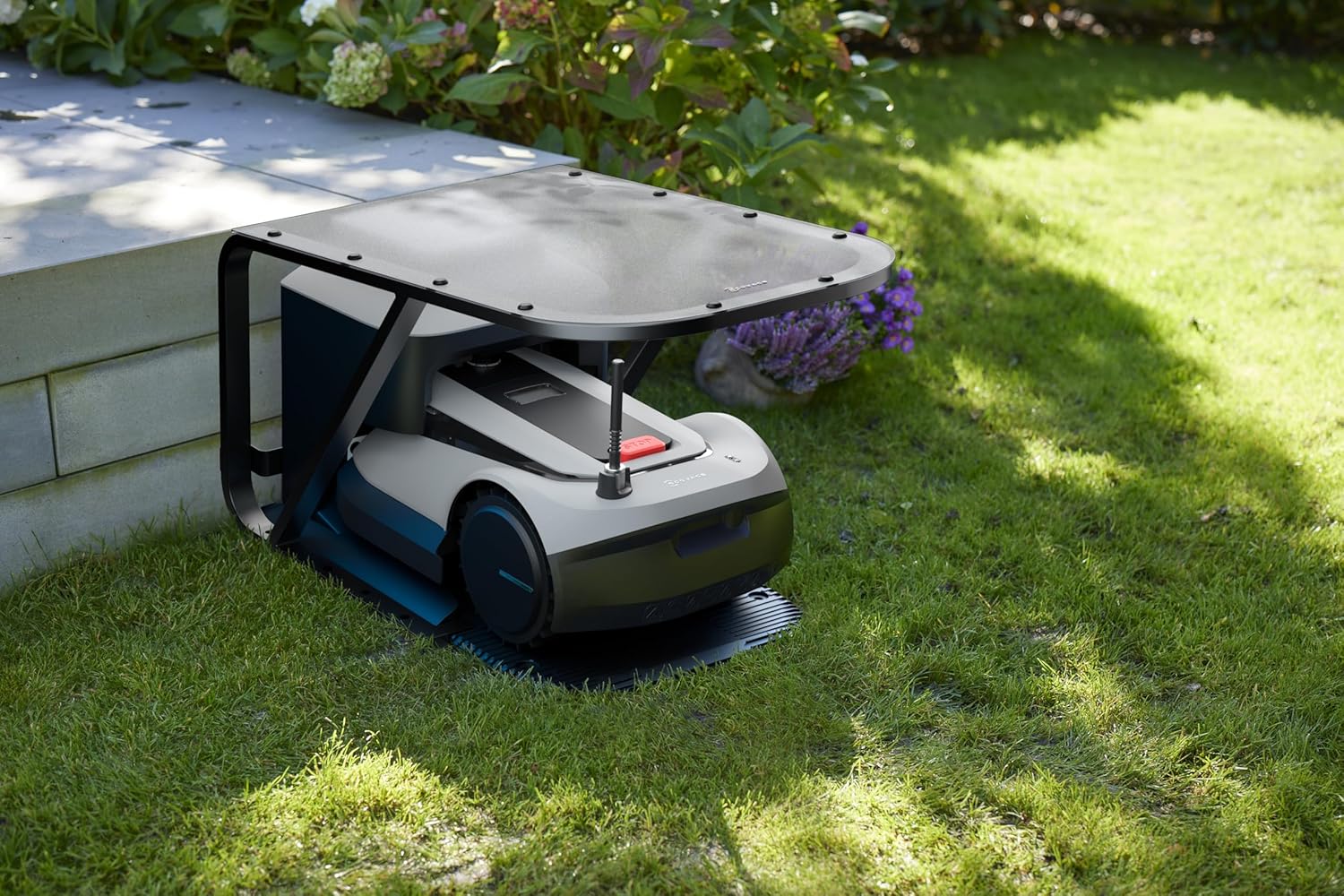 ECOVACS GOAT G1-800 Robot rasaerba senza cavo perimetrale 800㎡, robot tosaerba con localizzazione multifusione TrueMapping, evitamento ostacoli, gestione a 16 zone, pendenza del 45%, videomanager
