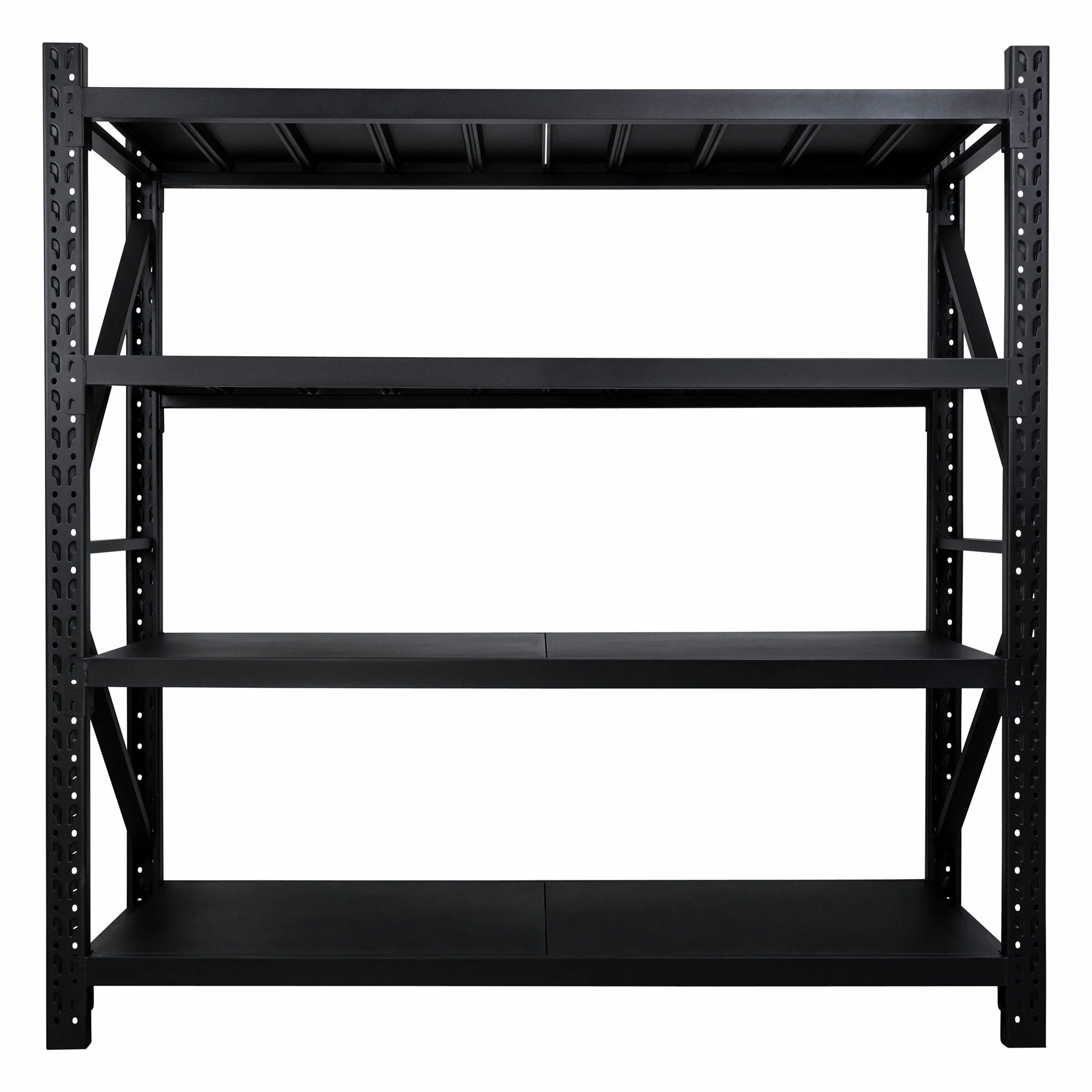 Scaffale Portapallet Fornorth per Carichi Pesanti 800 kg, 200x60x200 cm, Nero