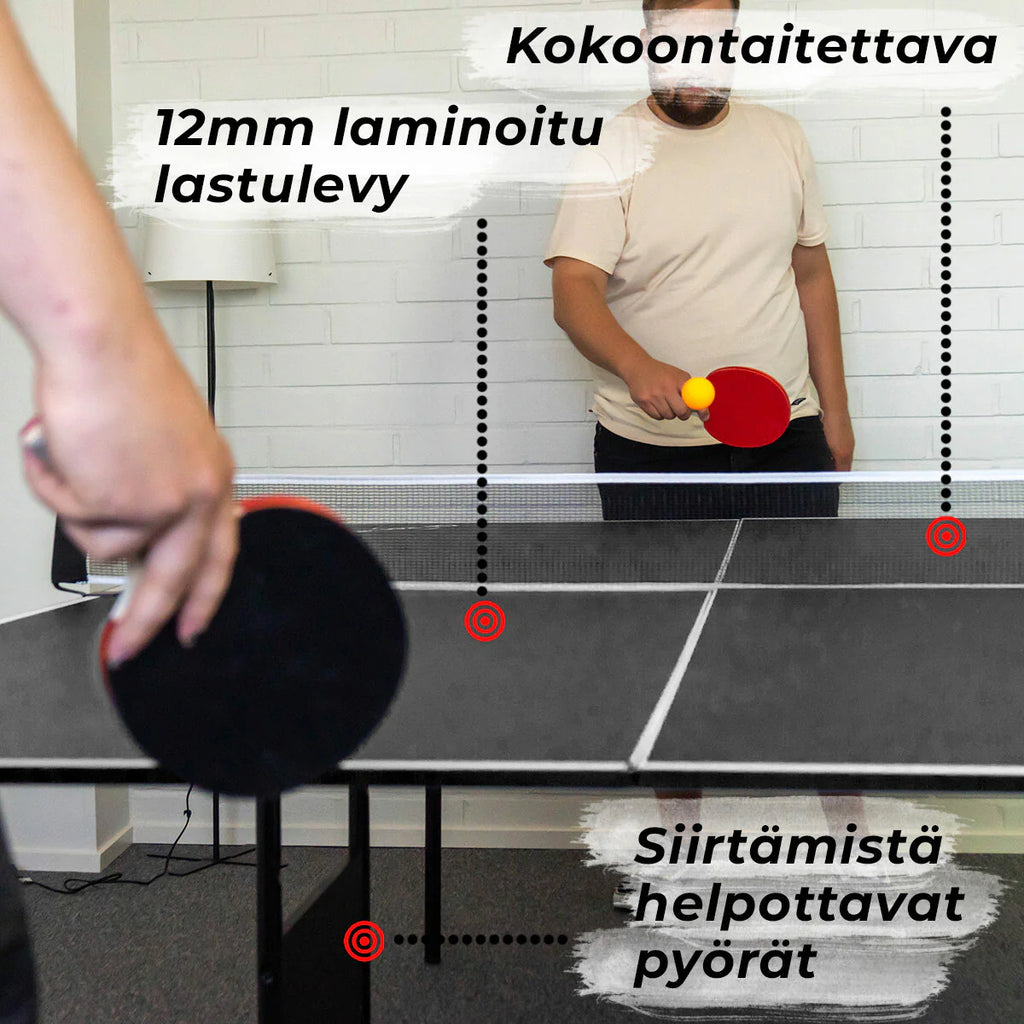 Tavolo da ping pong ProSport Official Black Edition - Pieghevole