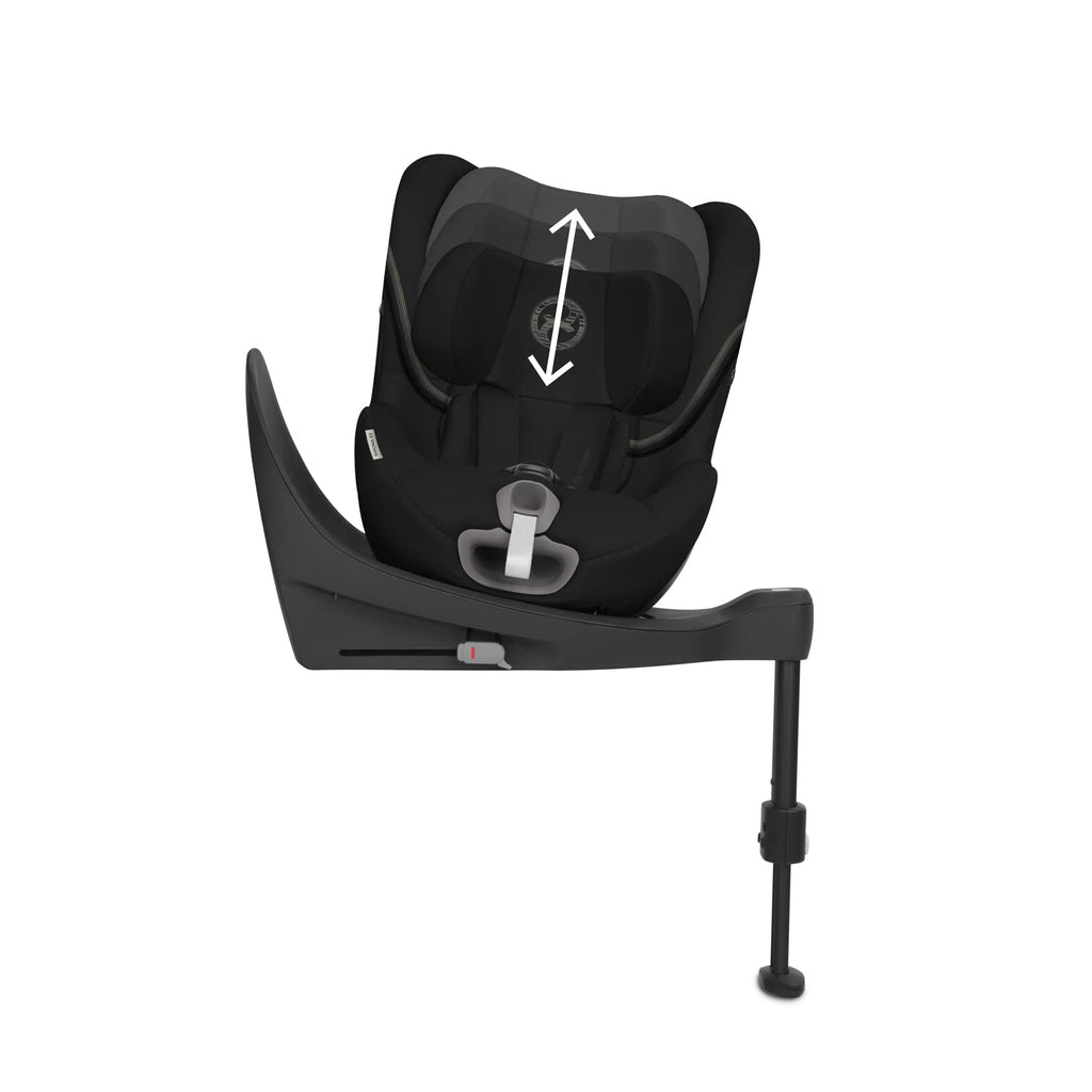CYBEX Gold Kinder-Autositz Sirona S2 i-Size, Ab ca. 3 Monaten bis 4 Jahren, Max. 18 kg, SensorSafe kompatibel, Granite Black
