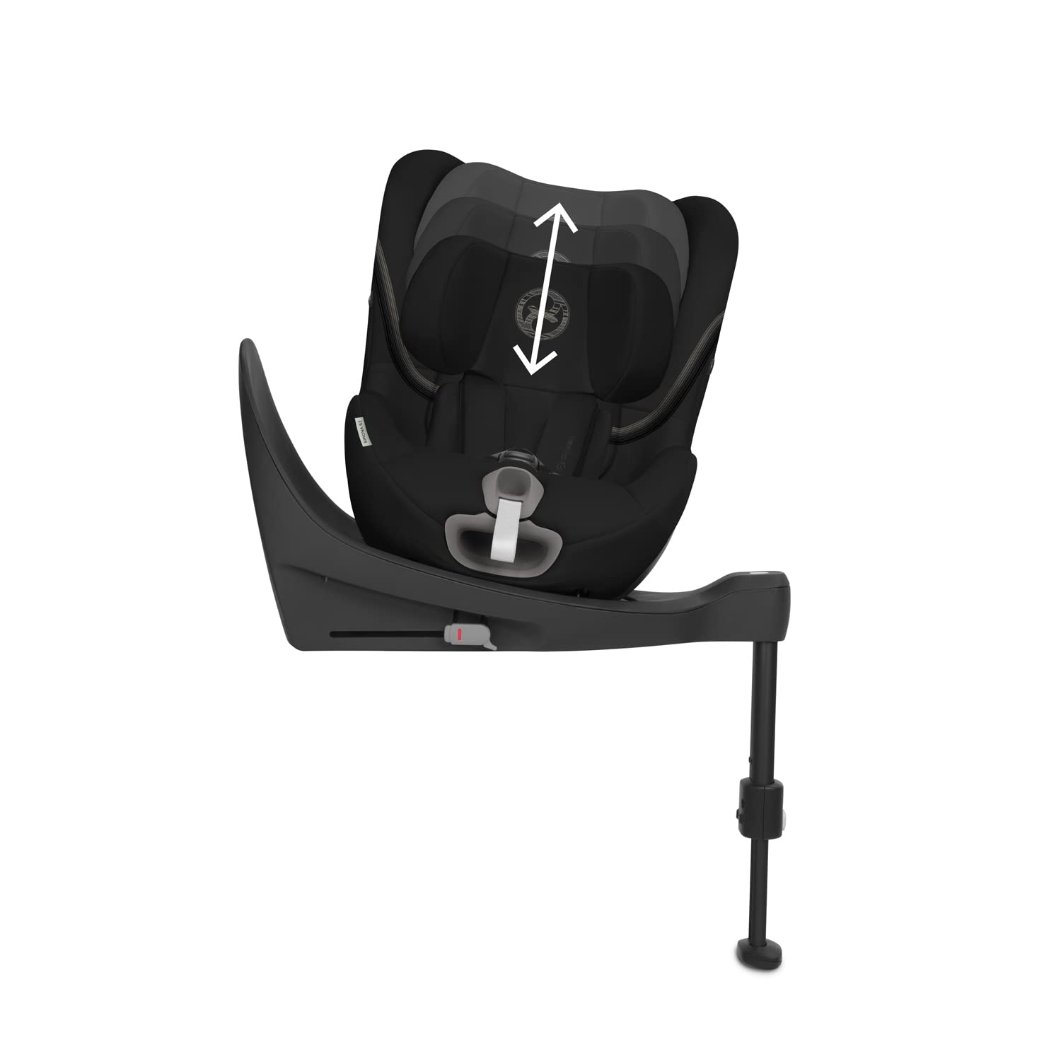CYBEX Gold Kinder-Autositz Sirona S2 i-Size, Ab ca. 3 Monaten bis 4 Jahren, Max. 18 kg, SensorSafe kompatibel, Granite Black