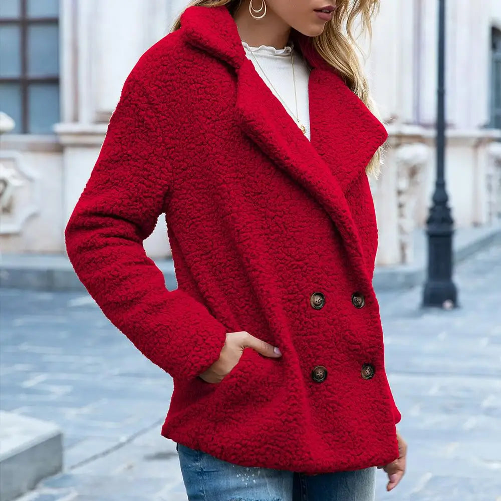 Lozenda - Giacca corta in peluche