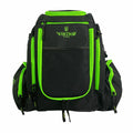 Viking Discs Rucksack Pro, zaino da disc golf, nero/lime