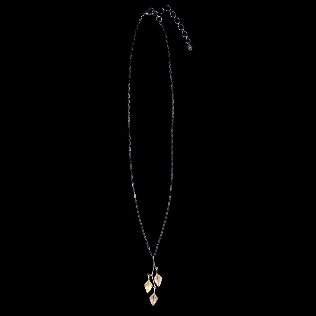 Herbstliche Birke-Kette mit Anhnger klein