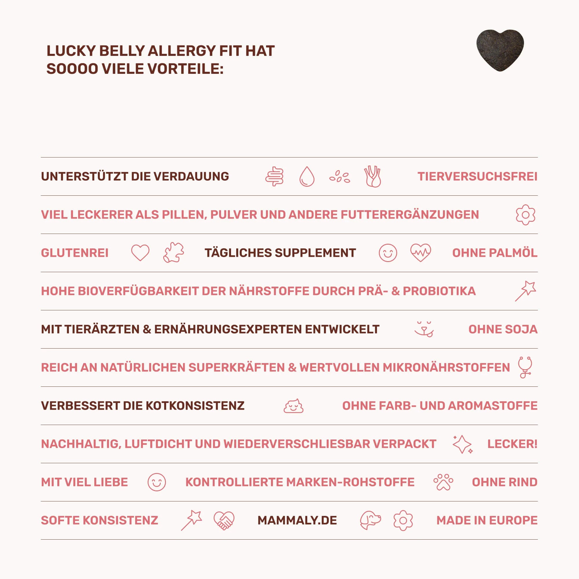 Lucky Belly Allergy Fit