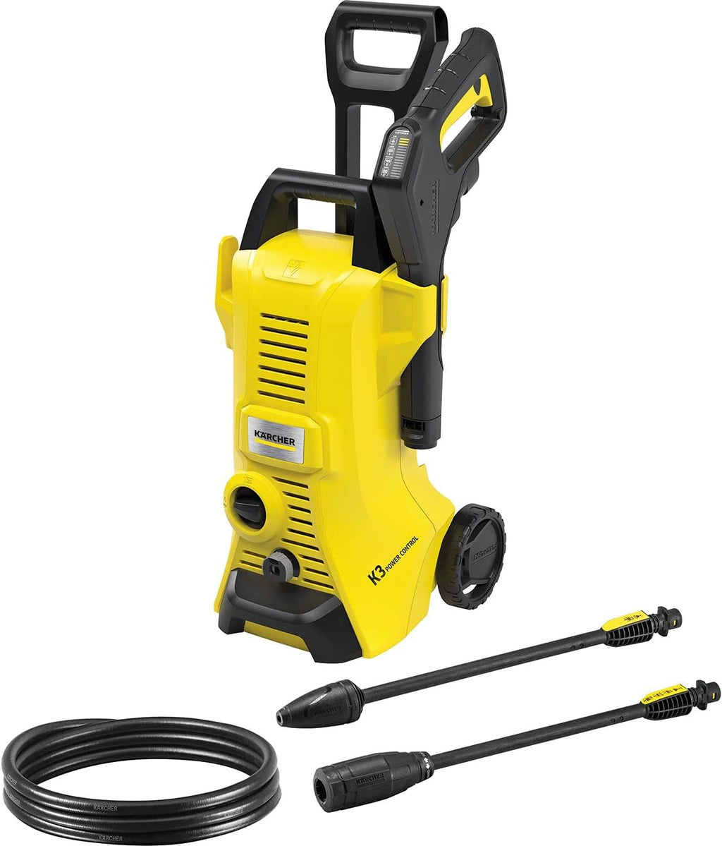Krcher Hochdruckreiniger K 3 Power Control Home, Druck: max. 120 bar, Frdermenge: 380 l/h, Flche: 25 m/h, Wasserfilter, Gewicht: 4,4 kg, Hochdruckpistole, Dreckfrser, Strahlrohr, Home Kit